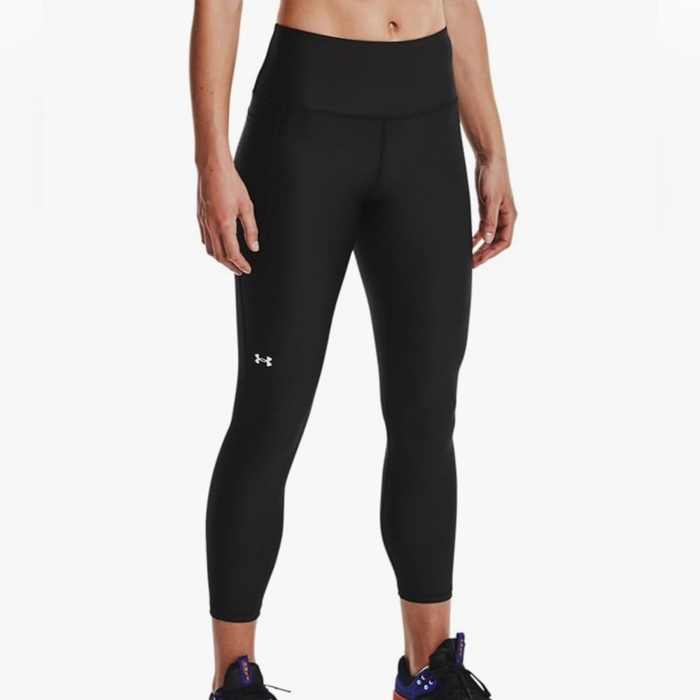 Under Armour Women's HeatGear High No-Slip Waistband Ankle Leggings